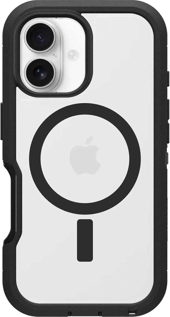 OtterBox iPhone 16 Defender Series XT Clear Case - Dark Side