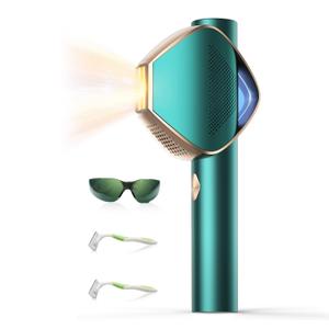 IPL Laser Hair Removal for Women and Men, Long-Lasting Results,999,999 Flashes Painless Hair Removal, 3-In-1 Permanent Hair Removal Device for Face Body Bikini Line Beauty Care