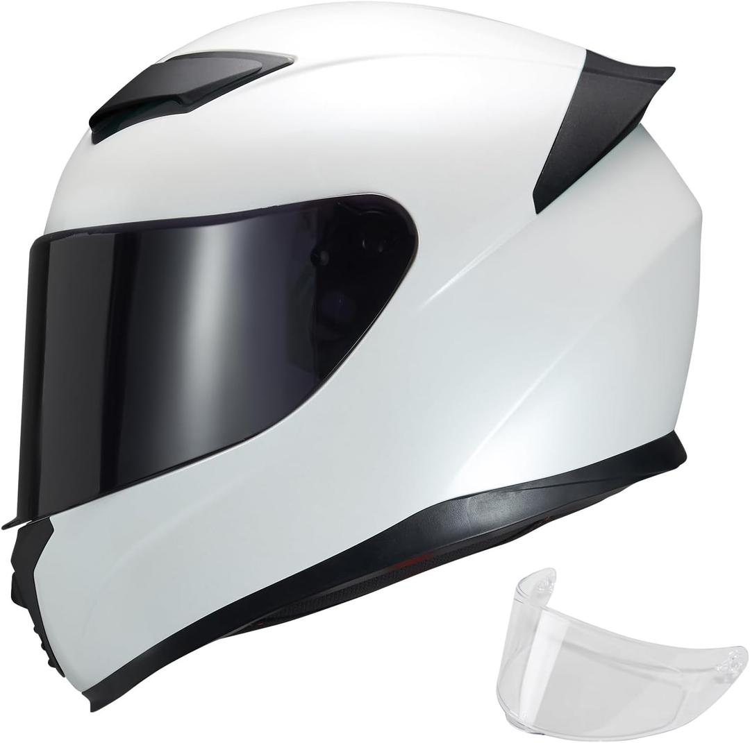 Full Face Motorcycle Helmet WS-607 DOT Approved Motorbike Racing Street Bike Helmets for Adults with Visor