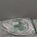 Cat 6 Outdoor Ethernet Cable 50 ft, Support Cat8/7 Network, 10Gbps 550MHz, 24AWG Pure Copper, Direct Burial Waterproof In-Ground UV Resistant LAN Internet Patch Cable for Router, Modem, Switch, White