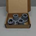 Replacement Feet for Shower Chair Bath Seat, shower stools and transfer bench, non-skid Shower Bench and Tub Transfer Benches Rubber Suction Cup Feet, Metal Insert Reinforced(Pack of 4) (1" I.D, Grey)