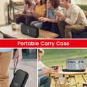 Granarbol Switch 2 Case, Protective Carrying Case for Nintendo Switch 2 2025, Hard Shell Travel Bag with Mesh Pocket,Portable Storage Pouch for Game Card Slots & Accessories, Black