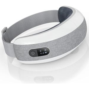 Cotsoco Eye Massager with Heat, Remote, and Compression, Adjustable Foldable Sleep Mask for Relaxing Eyes and Better Sleep, Migraine Relief Device, Birthday Gifts for Women Men Her Him