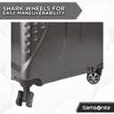 Samsonite Tour Premier Golf Hard Case Golf Travel Bag, “Shark Wheels”, 57" H x 17" L x 14" W