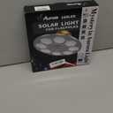 Flagpole Light Solar Powered, 6 Updated Ultra Bright 160 LED for 15-25 Ft Poles, 15 Hour Dusk to Dawn Auto On/Off, Aurora Lighting