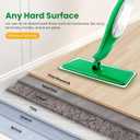 Libman Freedom Spray Mop Kit, Microfiber Wet Mops for Floor Cleaning, Hardwood, Laminate, Tile Cleaner, Household Tool, 24 Oz Solution Tank, Two Extra Replacement Refill Heads Included