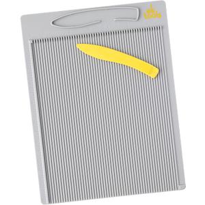 EK Tools Mini Scoring Board, 7.5"x9.75", with Bone Folder, Scoreboard for Paper Crafting, Make Envelopes, Cards, Precision Photos, and More