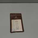 Wearlizer Leather Bands Compatible with Samsung Galaxy Watch 8 Band 40mm 44mm/Watch 8 Classic 46mm, Dressy Designer Slim Leather Strap Wristband Accessories with D-Shape Metal Buckle for Women (Starlight/Starlight)