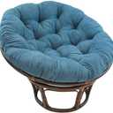 Blazing Needles 44-inch Microsuede Papasan Cushion, 1 Count (Pack of 1), Teal