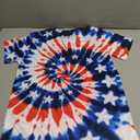 Kids Tie Dye T-Shirt, Children Tie Dye Short Sleeve Tee Shirt for Kids, Medium