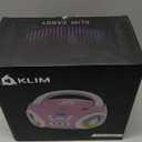 Klim Candy Kids CD Player for Children - FM Radio - Includes Batteries - Pink - Boombox Portable - CD Player Children - with Speakers, Toddlers (Pink)