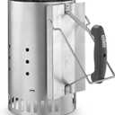 Weber Rapidfire Chimney Starter, Standard, Silver