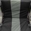 Stadium Seat with Back Support, Bleach Seat with Backrest and Cushion, Stadium Chair with Cup Holders, Mesh Bag and Hidden Hook for Basketball and Soccer Bench (Grey)