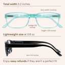 Gaoye 2.75 Professional Reading Glasses for All Day - Computer Readers with Blue Light Protection - Value Pack