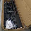 Twin XL Bed Frame with Headboard, 1500LBS Heavy Duty Twin XL Bed with Noise Free Design/12 Inch Under-Bed Storage Space/No Box Spring Needed/Tool-Free Assembly