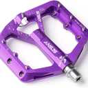 ANSJS Mountain Bike Pedals MTB Pedals Bicycle Flat Pedals Aluminum 9/16" Sealed Bearing Lightweight Platform for Road Mountain BMX MTB Bike