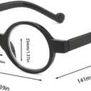 Classic Reading Glasses for Seniors Stylish Frame with Round and Square Lenses, Unisex Readers for Men and Women