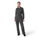 Carhartt Women's Women's Ripstop Coverall 11-Pocket Straight Leg Coverall, Rugged Flex Stretch Technology, Tailored, Pewter, L