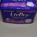 LivDry XL Overnight Adult Diapers for Women and Men, Incontinence Underwear, X-Large, 12-Pack