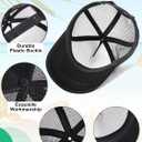 Mepase 15 Pieces Sublimation Baseball Cap Blank Trucker Hats Polyester Unisex Mesh Adjustable Cap for Men Women