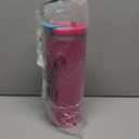 ENCOOL 40 oz Tumbler with Handle and Straw: Stainless Steel Insulated Tumbler Keeps Cold for 24 Hours, Leakproof Travel Cup Fits in Cup Holder and BPAFree,Light Crimson