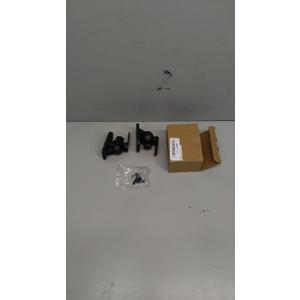 Monoprice Low Profile 7.5 lb. Capacity Speaker Wall Mount Brackets (Pair) Black