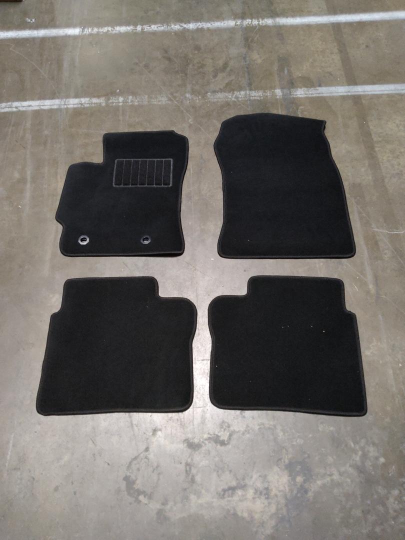 Car Carpet Floor Mats, 4 Pcs, Black