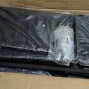 Sweetcrispy 10 Drawer Fabric Dresser Storage Tower with Bins, Tall Chest Organizer for Bedroom Closet Hallway, Steel Frame Wood Top Easy Pull Handles,Black