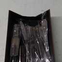 MAANGE 20 Pcs Makeup Brushes with Gift Box, Double-End Multi-functional Makeup Brushes for Blending Liquid Powder Concealer Cream Blush Buffe, Dark Brown