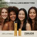 Eyelash Growth Serum: Lash Enhancer for Thicker, Longer, Fuller Lashes with Natural Volume, Strength & Nourishment  Advanced Formula (3mL)