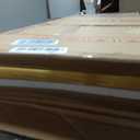 whitebeach 48" x 16" Over The Door Full Length Mirror Hanging Door Mirror Wall Mirror Hanging Dress Bedroom Gold