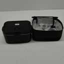 Extra-Large Electric Lunch Box For Adults Holds up to 8 Cups - 80W Heated Lunch Box 1.8L Portable Microwave, Portable Food Warmer, Travel & Work - Loncheras Para Hombres De Trabajo (Black)
