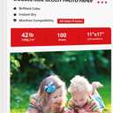 Koala Brochure Paper Double Side Glossy for Printing Photo 11X17 Inches 100 Sheets Compatible with Inkjet Printer 42LB