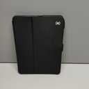 Speck Balance Folio Case for iPad 10.2 Inch (2019-2021) - Drop & Camera Protection, Slim Multi Range Stand, Apple Pencil Holder - Black/Black