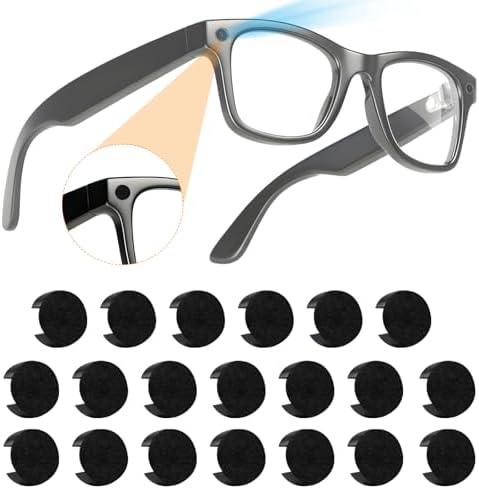 20 Pcs LED Light Blocking Stickers Compatible with Ray Ban Meta Wayfarer/Skyler/Headliner(Gen 2) & Oakley Meta HSTN Smart Glasses Accessories, Reusable Light-Shielding Privacy LED Light Covers