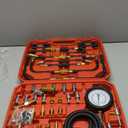 Fuel Injection Pressure Tester Kit 0-140 PSI Pro Auto Fuel Pressure Gauge for Fits Most Cars and Trucks