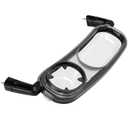 Snack Tray Fits for UPPAbaby Vista/Vista V2/Vista V3/Cruz/Cruz V2/ RumbleSeat/RumbleSeat V2, Stroller Tray with Cup Holder & Recessed Bowl, Dishwasher Safe, Quick Attachment, Folds with Stroller, Grey