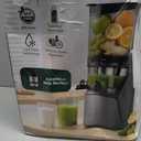 anOruus Juicer Machines, 3-in-1 Cold Press Juicer with 6.5" Extra Large Chute, 100oz Large Capacity, AC Motor, Makes Juice, Nut Milk & Sorbet, Premium Gray