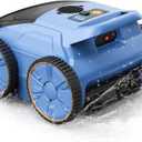 Pool Vacuum for Above Ground Pool, Lasts Up to 180 Mins, Self-Parking, LED Indicator, Wall Climbing Above Ground Pool Vacuum for Inground Pools, Robotic Pool Cleaner for Pools up to 2000 Sq.ft