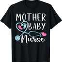 Postpartum Nursing T-Shirt (Small, Black)