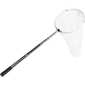 RESTCLOUD Insect and Butterfly Net with 12" Ring, 24" Net Depth, Strong Stainless Telescoping Handle Extends to 38 Inches