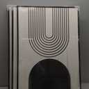 Large Framed Neutral Black and Beige Wall Art, 3 Piece Modern Canvas Prints Paintings Artwork for Walls, Minimalist Boho Geometric Pictures Wall Decor for Living Room Bedroom Home Office 20x30 In