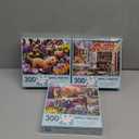 Bits and Pieces - Value Set of Three (3) - 300 Piece Jigsaw Puzzles for Adults - Spring Collection Large Piece Jigsaws by Artist Larry Jones - 18 x 24
