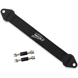 Premium Shock Suspension Limit Strap, Nylon Quad Wrap Axle Tie Down Strap with 10,000 Lb Break Strength, Travel Webbing for Truck, Trailer, ATV, UTV (18 Inch)