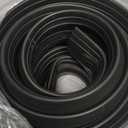 Floor Cable Cover 10Ft 2Pcs Heavy Duty PVC Cable Protector Electric Cord Hider Management Strip Extension Cord Covers Raceway for Wires Inner Channel 1.36" W x 0.43" H - Black