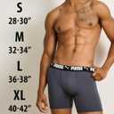 PUMA mens 5 Pack Performance Boxer Briefs (S)