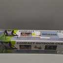 Cascade Mountain Tech Folding Camp Chair for Camping, Beach, Picnic, Barbqeues, Sporting Events with Carry Bag (Black)