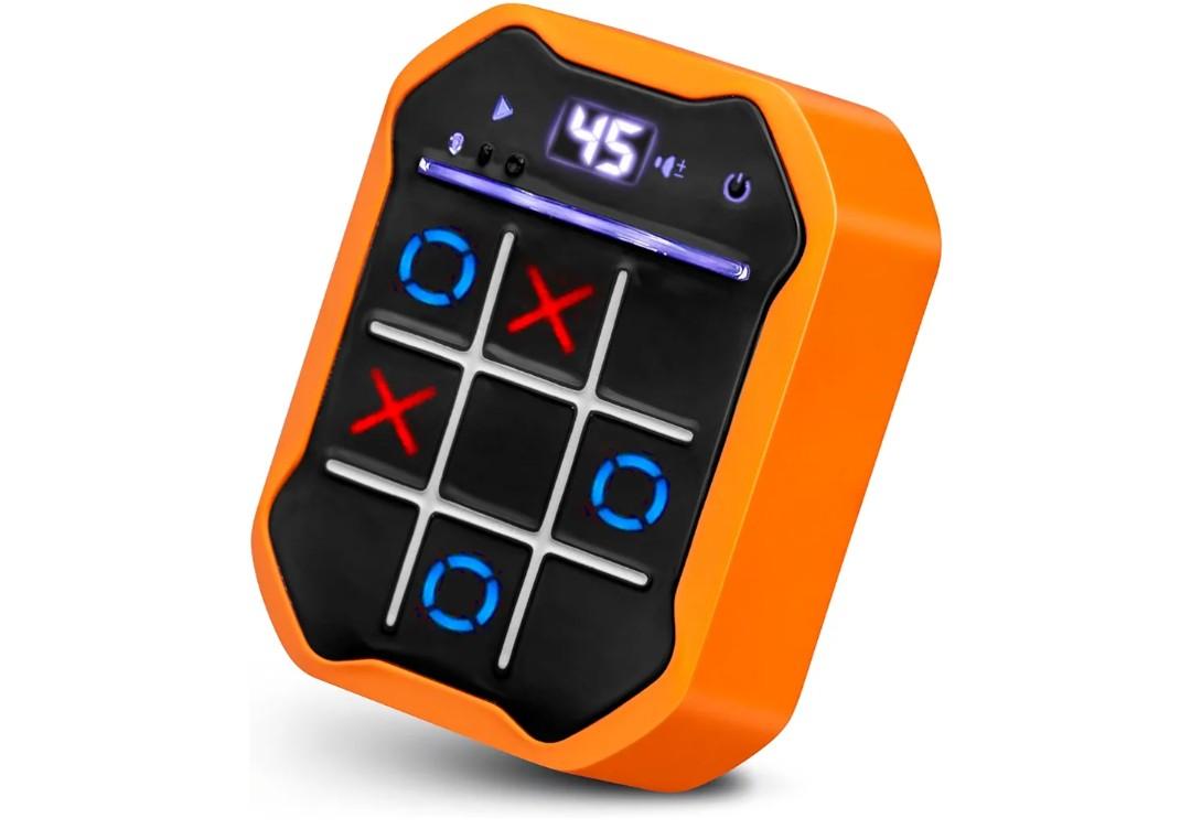 Electronic Tic-Tac-Toe Handheld Game | 3-in-1 Memory & Brain Games | Birthday Gift for Kids and Adults | Touchscreen Travel Friendly with Sound & Voice Effects for Kids Age 7+