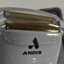 Andis TS-1 17235 Pro Foil Lithium Titanium Foil Shaver, Cord/Cordless, Smooth Shaving Cordless Shaver with Charger, Gray