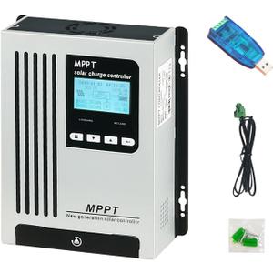 96V 65A MPPT Solar Charger 48V 60V 72V Auto Wake Up Dead Battery DC180V PV Input 6600W for Off Gird Solar System Sealed Gel AGM Flooded Lithium Battery
